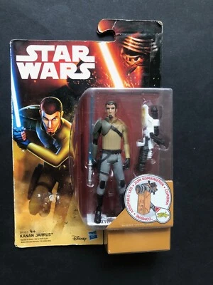 Star Wars Rebels Kanan Jarrus Disney Hasbro Action Figure 2015 combine - Photo 1/3
