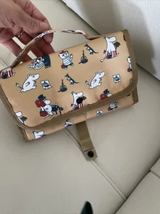 Moomin 3-fold Toiletry Bag Travel Wash Case Hanging Cosmetic Storage - Picture 1 of 6