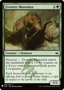 X 1 Frontier Mastodon NM English Magic the Gathering MTG Mystery Booster - Picture 1 of 2