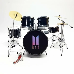 1/6 Miniature Drum B.T.S Style Black K-Pop Music Diorama Display Christmas GIFT - Picture 1 of 5