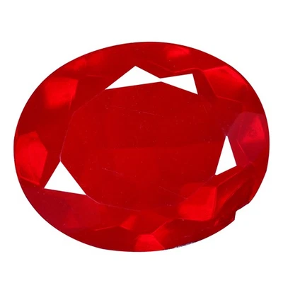 Ópalo de fuego natural rojo Etiopía 2,55 quilates Supreme Perfect ovalado 12,6 x 10,3 mm Foto 1 de 4
