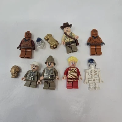 LEGO Indiana Jones Minifigures LOT Mismatched DAMAGED - Image 1 of 4