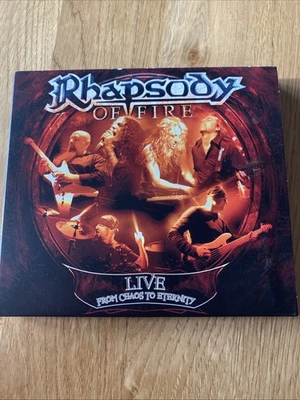 Live - From Chaos To Eternity von Rhapsody Of Fire  (CD, 2013) - Digipack - Bild 1 von 2