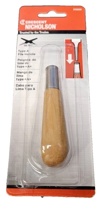 Mango de lima de madera 21528N Nicholson tamaño 0 se adapta a molino de 10"-12" y plano ver descripción Foto 1 de 4