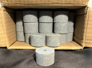 Lot Of 24 Brand New Mini / Small Grinding Stone 1.5 Inches By 1.25 Inches - Picture 1 of 7