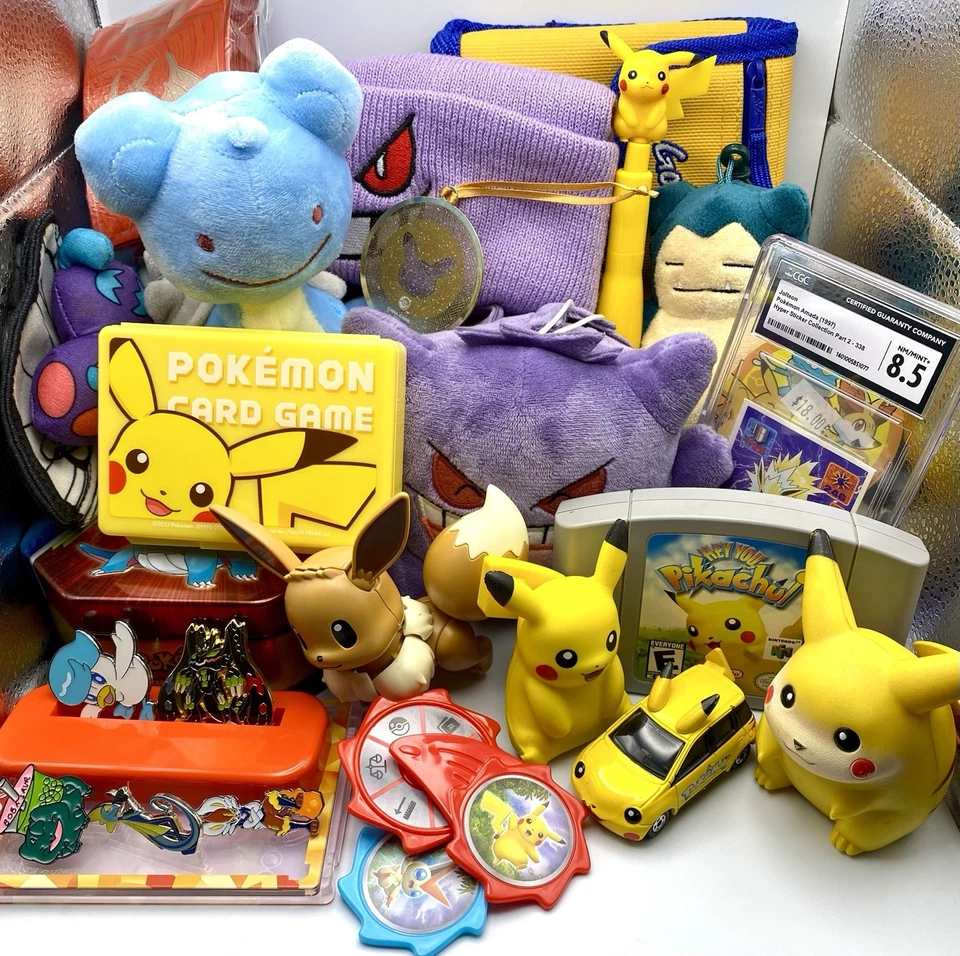 Lote de 26 figuras de juguetes Pokémon de colección - TOMY NINTENDO GENGAR SNORLAX PELUCHE PIKACHU Foto 1 de 4