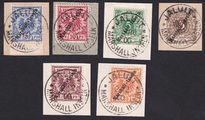 Impresiones Islas Marshall 3-50 Pfg. Mi.Nr. 7-12 Cartas de Lujo (712) - Imagen 1 de 2