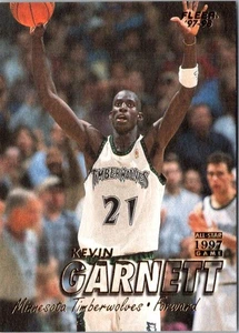 1997 Fleer Traditions Crystal Kevin Garnett #250 Minnesota Timberwolves - Picture 1 of 2