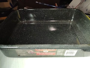 Granite Ware Emaille Bräter 17" x 12" x 3 1/4" - Bild 1 von 4