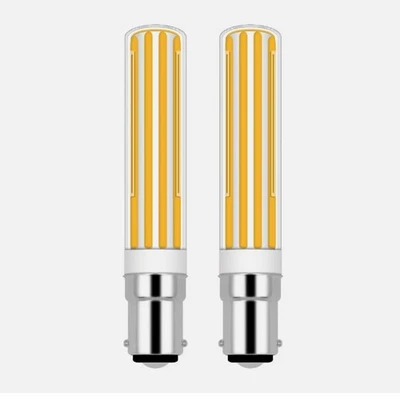 2Pcs BA15D B15D LED Light Bulbs Dimmable COB Bulb Lights T6 Lamp 8W 120V TX10270 - Image 1 of 4