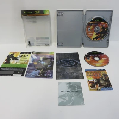 Halo 2 XBOX Limited Edition 2004 Steelbook Case & Collector's Disc Complete - Image 1 of 4