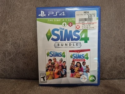 Colección Paquete Los Sims 4 y Gatos y Perros (Sony Playstation 4, 2018) PS4 Foto 1 de 4
