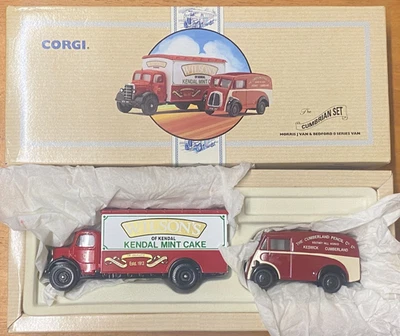 CORGI CLASSICS BEDFORD O SERIES & MORRIS J VAN 97735 CUMBRIAN SET 1/50 - Image 1 of 4