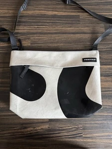 Freitag F553 Lou White and Black Crossbody Bag - Used In Great Condition - Picture 1 of 2