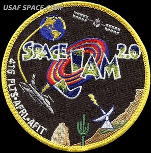 USAF 416th FLIGHT TEST SQUADRON - SPACE JAM 2.0 -Edwards AFB, CA - PATCH ORIGINALE - Foto 1 di 2
