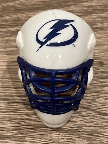 Tampa Bay Lightning Hockey Goalie Mini Helmet Mask Franklin NHL 1.5" Cover