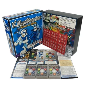 New Open Box Killer Bunnies Heroes vs Villains Blue Starter Deck 2013 Playroom - Picture 1 of 7