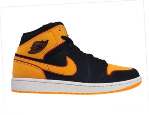 Nike Air Jordan 1 Mid SE FJ4923 008 Black/Vivid Orange - Bild 1 von 4