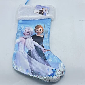 Elsa & Anna Disney Frozen Christmas Stocking With Plush Cuff 16" Long - Picture 1 of 8