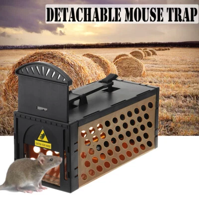 Mouse Traps Catcher Humane Live Rodent Pest Control Catch Mice Bait Rat Cage - Image 1 of 4