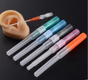 1 to 20pcs Body Piercing Tools - 14g 16g 18g 20g 22g Sterilized Catheter Needles - Picture 1 of 4