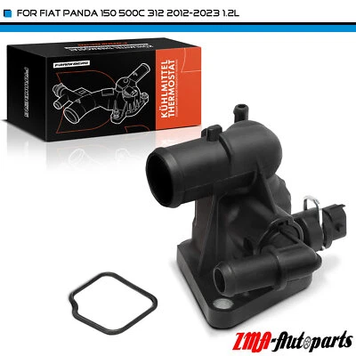 Thermostat Assembly W/ 2-Pin for Fiat 500 C 312 Panda 150 2012-2023 1.2L Petrol - image 1 of 4
