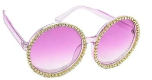 Purple Round Stone Sunglasses - Picture 1 of 1