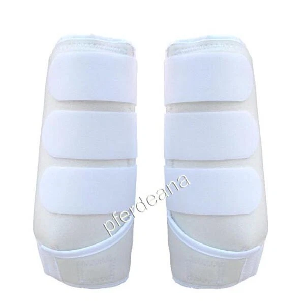 Fesselkopfgamaschen 4er Set weiss  Gamaschen Grösse Vollblut o.Warmblut wählbar - Bild 1 von 1