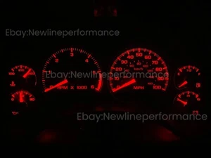 Red LED Cluster Bulb KIT for Chevrolet GMC Blazer S15 Sonoma Jimmy 2001-2005 - Picture 1 of 1