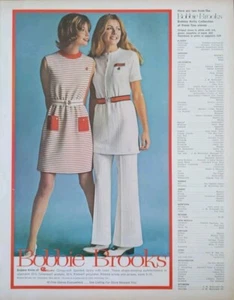 1971 Vintage Bobbie Brooks Celara Fashion Print Ad, Wide Leg Womens Clothing  - Picture 1 of 1