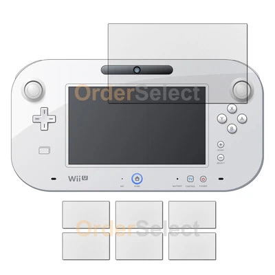 6X NEW Ultra Clear HD LCD Screen Protector for Nintendo Wii U GamePad 6.2" HOT! - Image 1 of 4