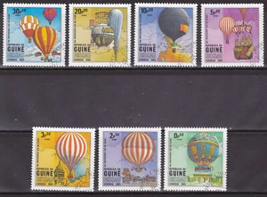 Guinea-Bissau: kompletter Satz: Ballons 1983 globos шарики balões 2630 - Foto 1 di 1