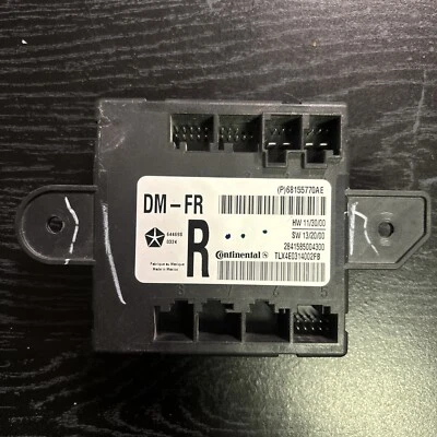 2014 Dodge Charger Ram Jeep Grand Cherokee Door Module Right RH P68155770AE OEM - Image 1 of 2