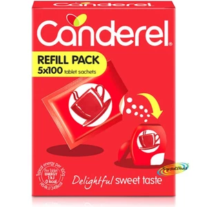Canderel Sweetener Tablets 5 x 100 Tablet Sachets Refill Pack - Picture 1 of 1