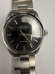 Rolex Air-King 5500 Silver Oyster Bracelet with Silver Bezel - Picture 1 of 6