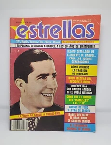 CARLOS GARDEL a 50 años de su muerte. REVISTA ESTRELLAS 1985 Puerto Rico VINTAGE - Picture 1 of 18