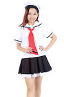 Cardcaptor Sakura Cosply Costume Female Summer School Uniform 7th Version Set