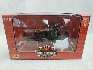 Maisto Harley-Davidson Series 5 1942 WLA Flat Head 1-18 Scale Motorcycle 1998 - Picture 1 of 6