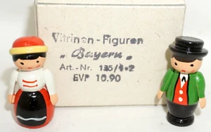 Erzgebirge Pyramidenfigur Miniatur Figur Vitrinen- Figuren "Bayern" 3,5cm DDR - Picture 1 of 4