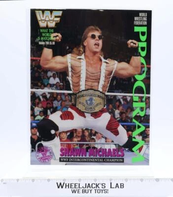 WWF Lineup Sheet Orlando 1/10/93 1993 Program Magazine 209 Shawn Michaels Poster - Image 1 of 2