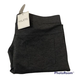 Jeans donna XXXL jeggings pantaloni skinny elasticizzati leggings grigio scuro pull on - Foto 1 di 9