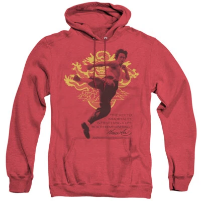 Sudadera con Capucha BRUCE LEE IMMORTAL DRAGON Licenciada Brezo Sudadera con Capucha SM-3XL Foto 1 de 2