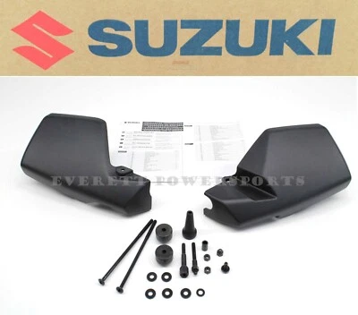 Juego de protectores de mano 2004-2011 DL650 V-Strom OEM genuino Suzuki cepillo protectores de lluvia #V01 Foto 1 de 4
