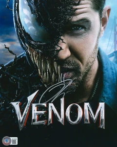 Tom Hardy Signed BAS COA Autographed 8X10 Venom Photo Autograph Auto Beckett - Picture 1 of 3