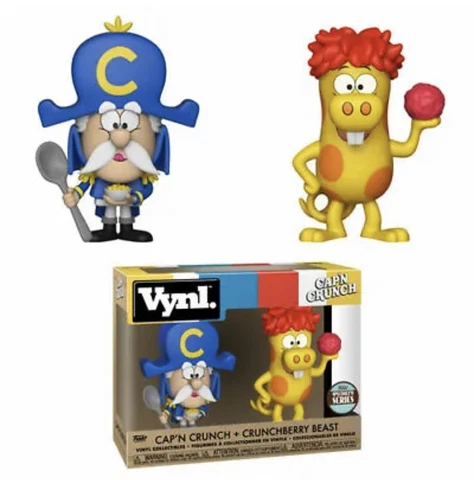 Funko Vynl. Figures 2-Pack - Cereal Ad Icons - CAP'N CRUNCH & CRUNCHBERRY BEAST Cover
