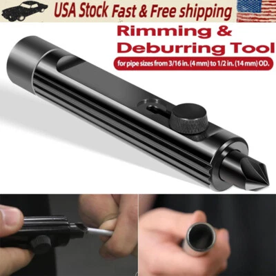 Brake Line Deburring Tool Rimming Deburring Tool Tubing Deburring Tool 3/16" 1/2 - Image 1 of 4