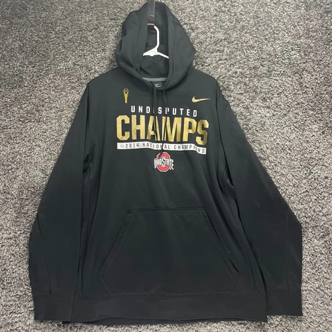 Nike Hoodie Adult XL Black Therma Undisputed 2014 National Champions Ohio State Cover