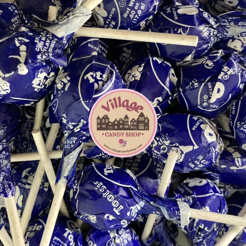 Grape Tootsie Roll Pops Dark Blue Bulk Suckers Lollipops Choose Qty 10-60 Pops - Image 1 of 1