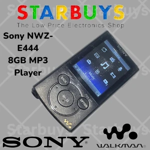SONY Walkman NWZ-E444 Portable 8GB MP3 Digital Media Player - BLACK - Picture 1 of 7