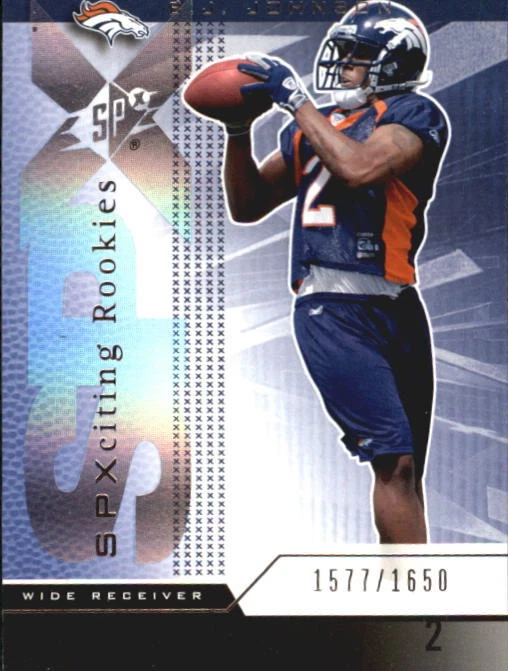 2004 SPx Football Rookie Card RC Numbered /1650 and /799 Singles - You Choose - Image 1 of 1